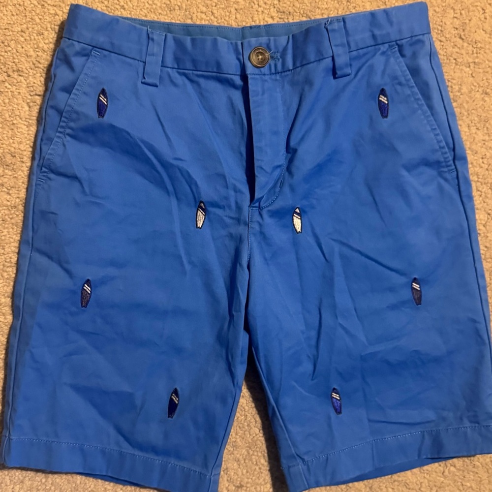 Blue Shorts with Surfboards